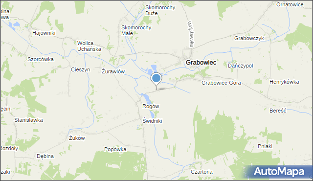 mapa Kolonia Rogów, Kolonia Rogów na mapie Targeo